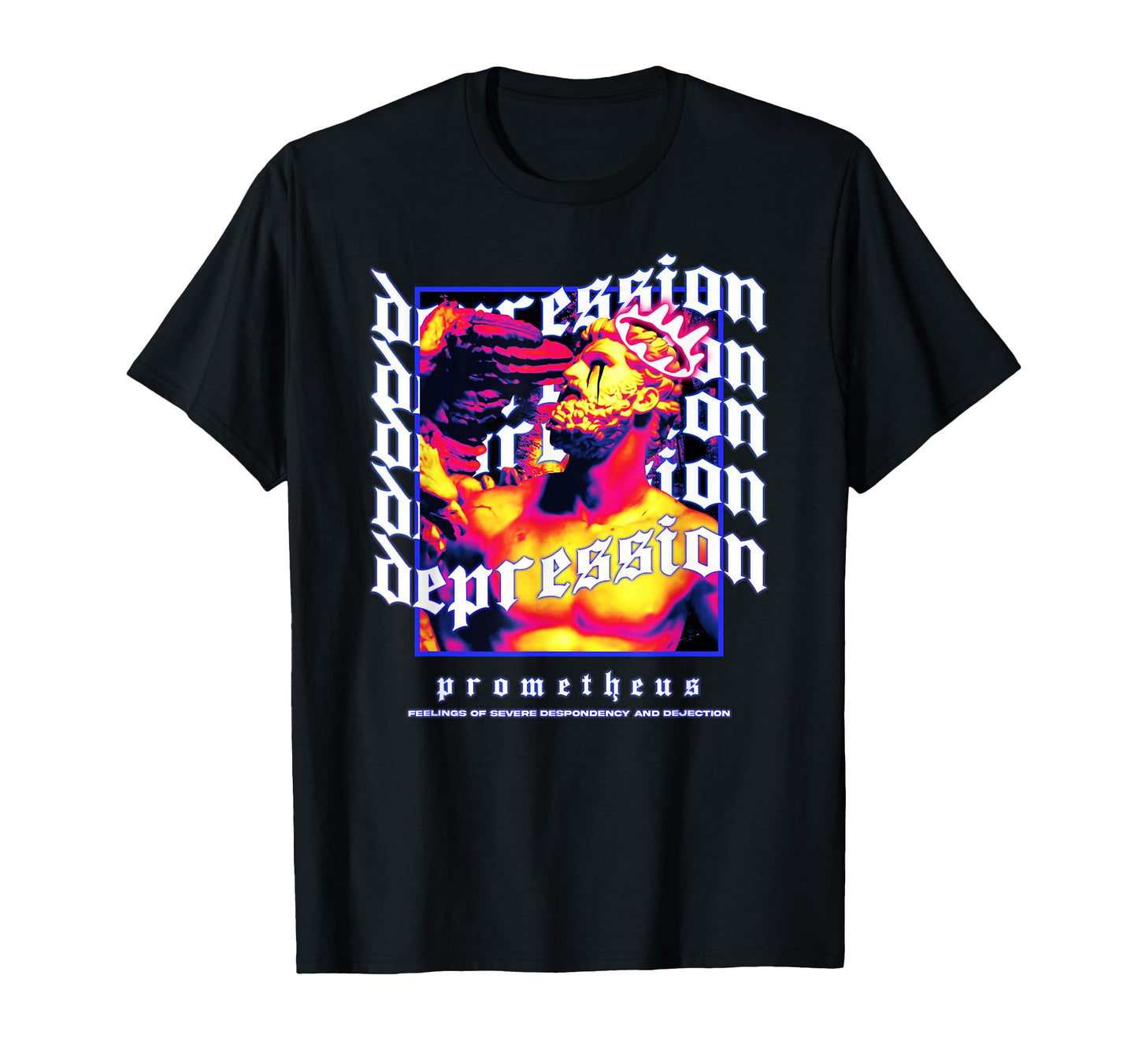 Prometheus Depression Greek Aesthetic T-Shirt - Novelty Apparel for Adults - T-Shirt, Sweatshirt, Hoodie