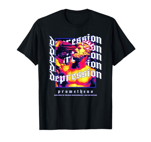 Prometheus Depression Greek Aesthetic T-Shirt - Novelty Apparel for Adults - T-Shirt, Sweatshirt, Hoodie