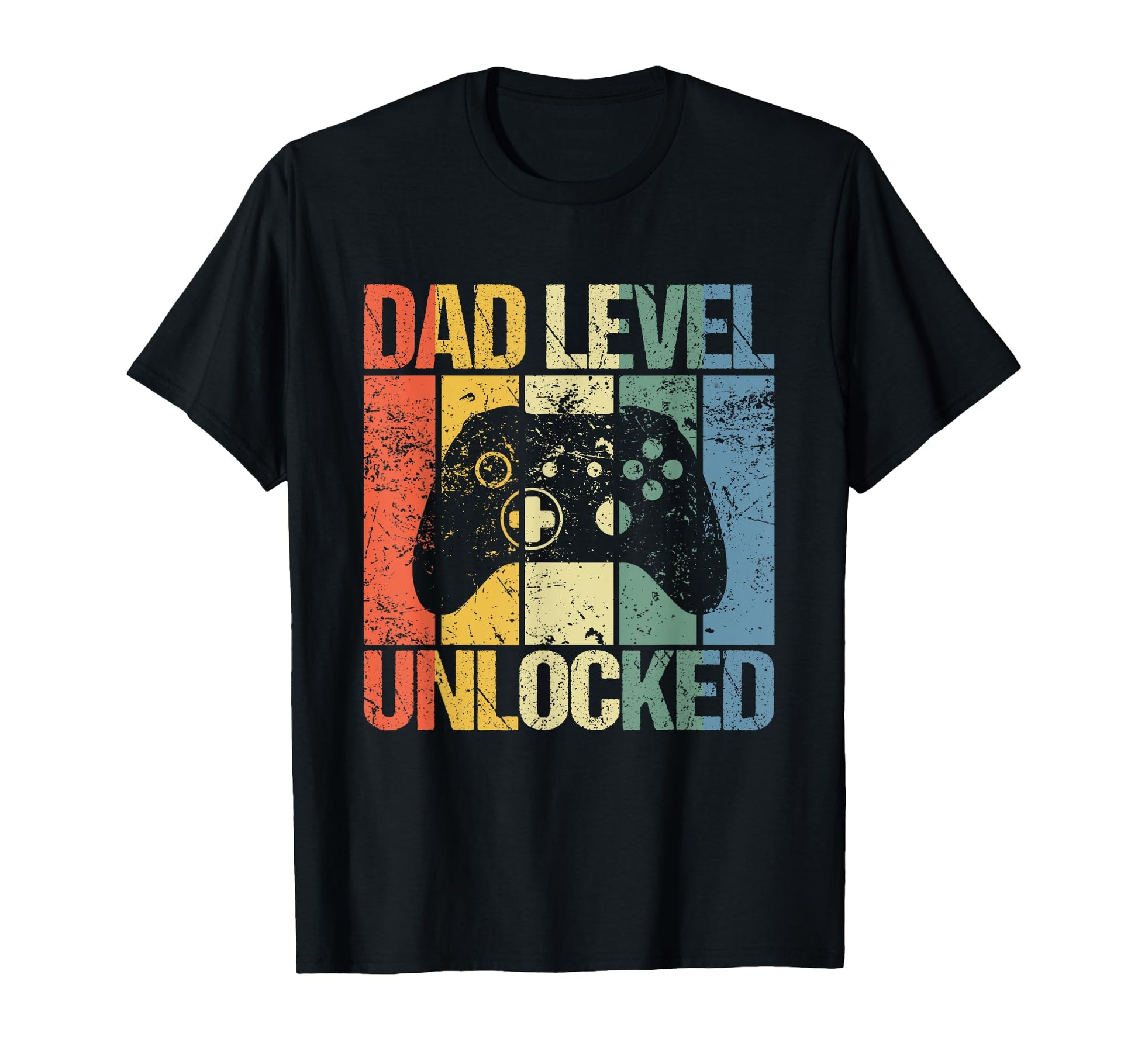 Dad Level Unlocked Gaming Controller T-Shirt - Streetwear Style Men Women - T-Shirt, Sweatshirt, Hoodie