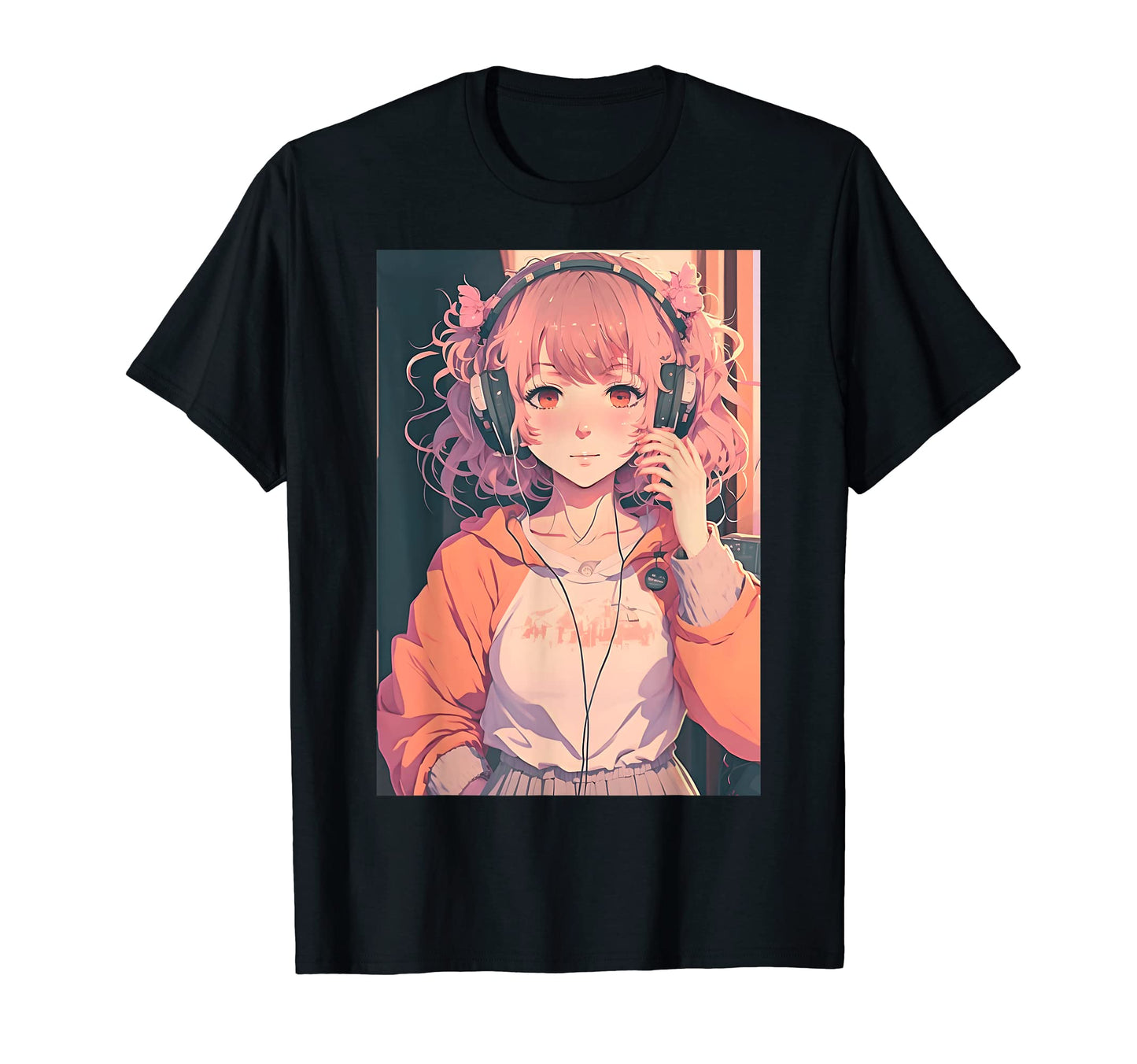 Anime Gamer Aesthetic Vaporwave Lofi 90S T-Shirt - Aesthetic Graphic Unisex - T-Shirt, Sweatshirt, Hoodie