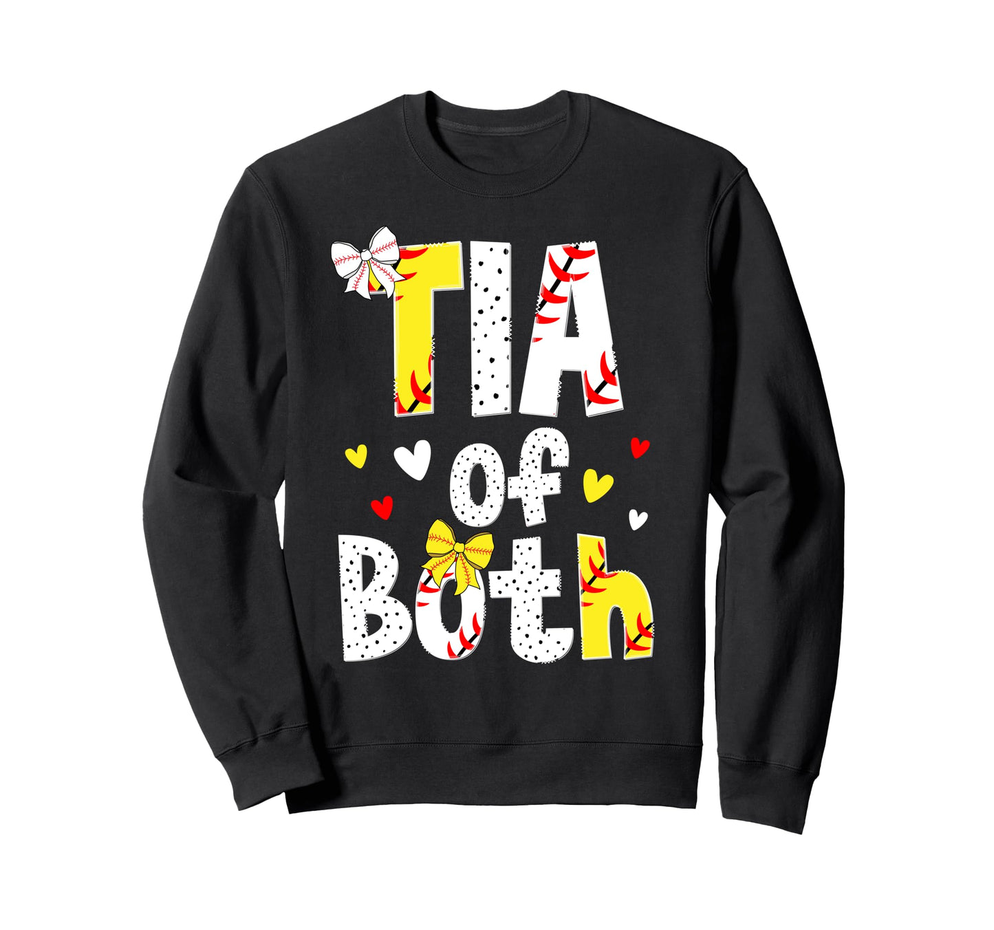 Tia Both Proud Softball Baseball Sweatshirt - Novelty Apparel Men Women - T-Shirt, Sweatshirt, Hoodie