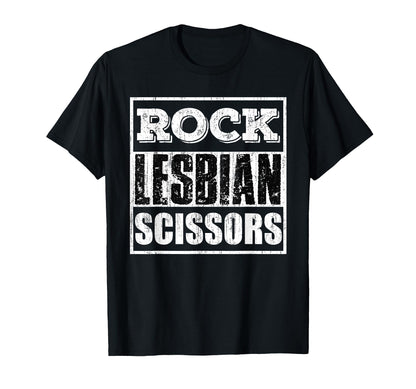 Rock Lesbian Scissors T-Shirt - Streetwear Style for Adults - T-Shirt, Sweatshirt, Hoodie