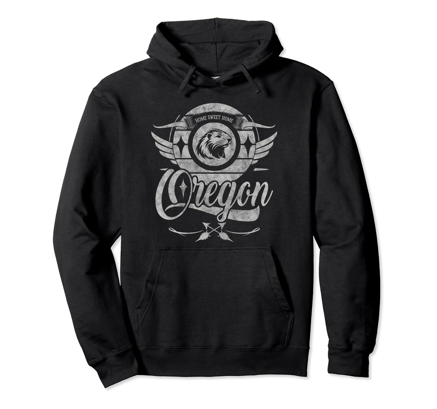 Oregon State Animal Beaver Sweet Home Hoodie - Streetwear Style for Adults - T-Shirt, Sweatshirt, Hoodie