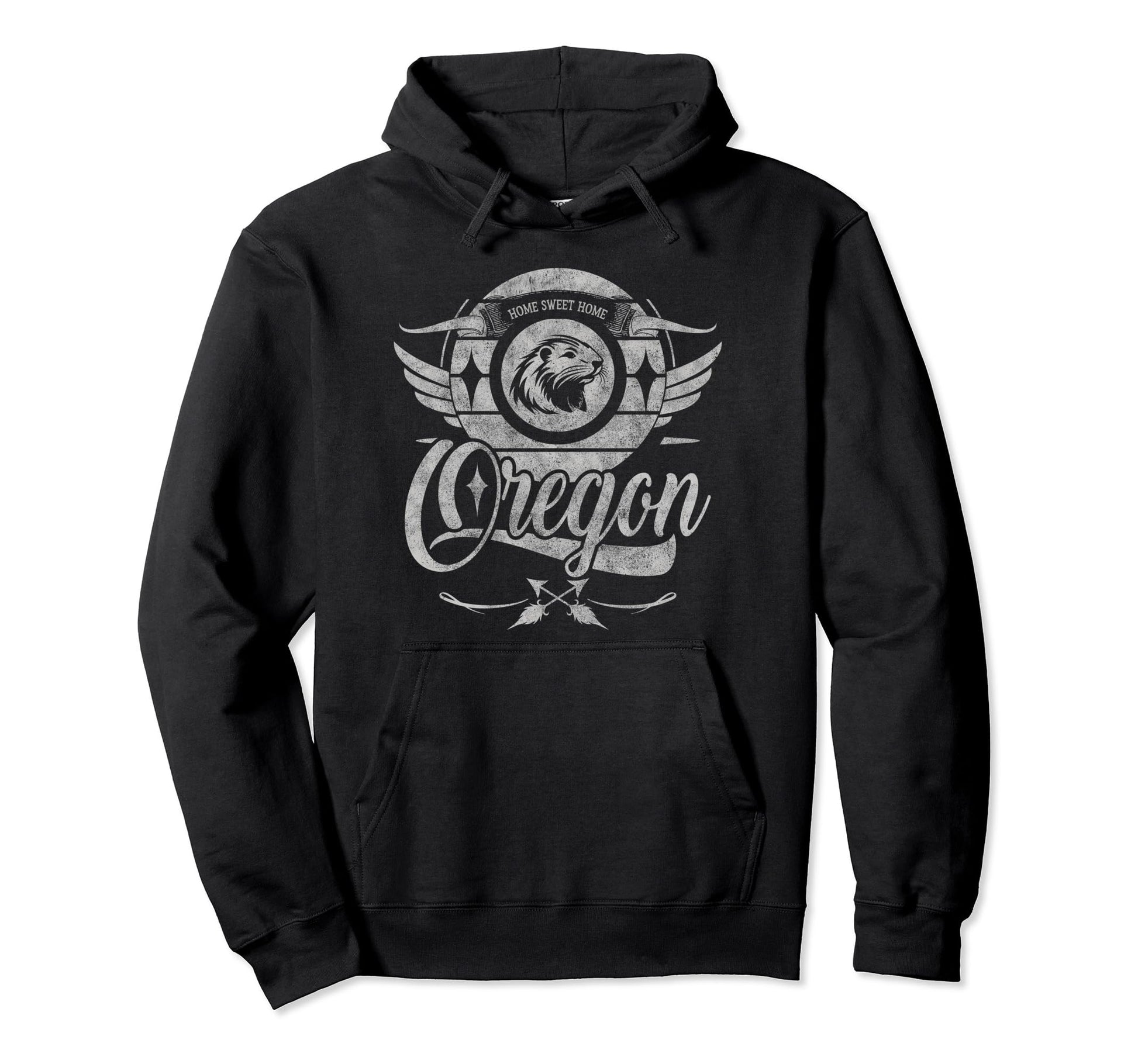 Oregon State Animal Beaver Sweet Home Hoodie - Streetwear Style for Adults - T-Shirt, Sweatshirt, Hoodie