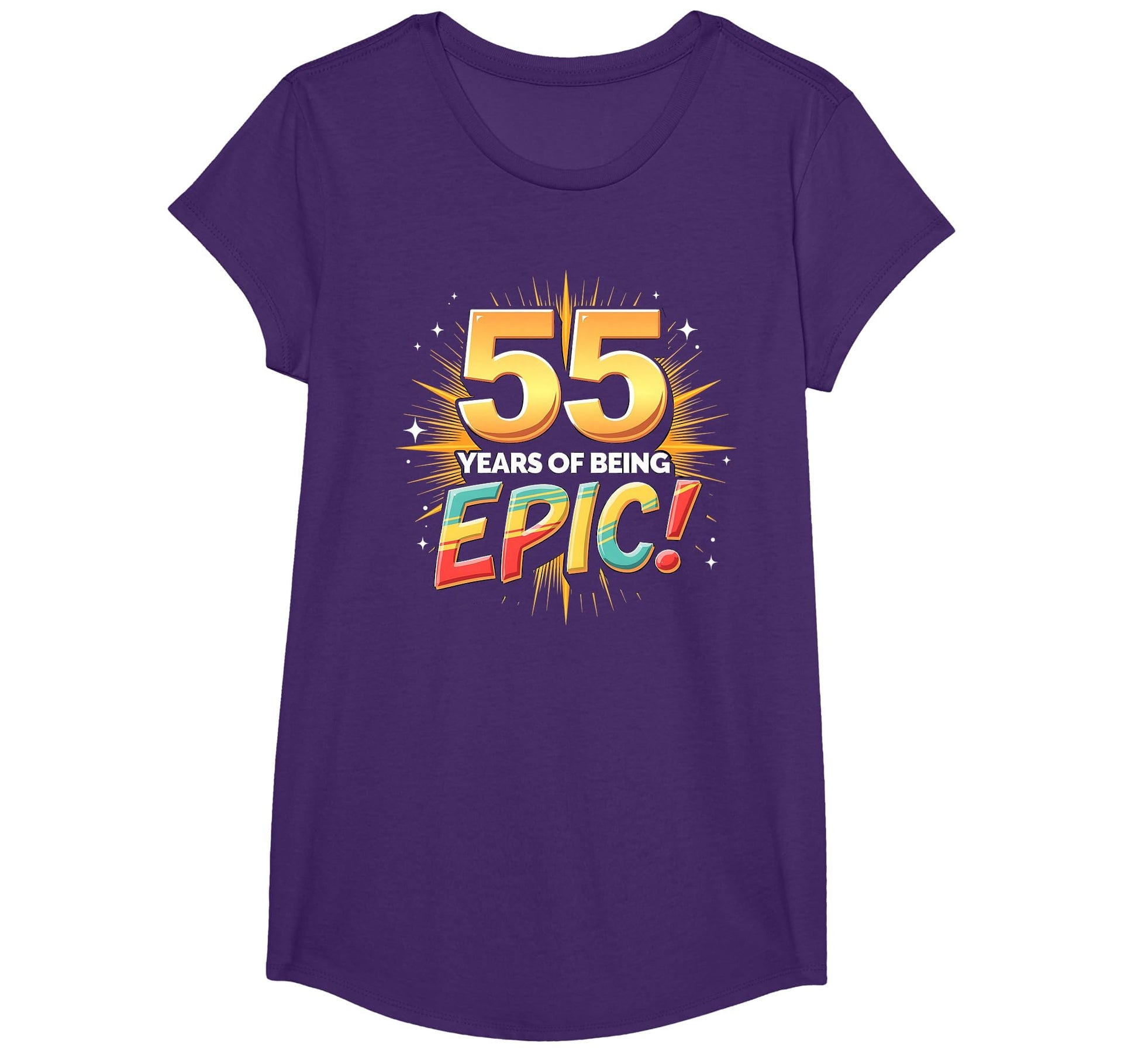 55 Years Epic Birthday Gift T-Shirt - Casual Everyday Wear for Adults - T-Shirt, Sweatshirt, Hoodie