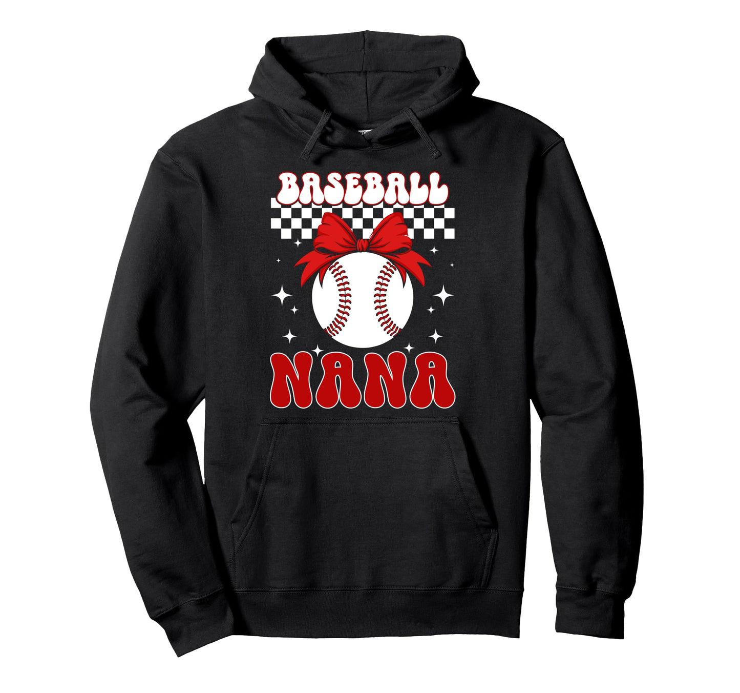 Baseball Nana Coquette Nana Baseball Hoodie - Novelty Apparel Men Women - T-Shirt, Sweatshirt, Hoodie