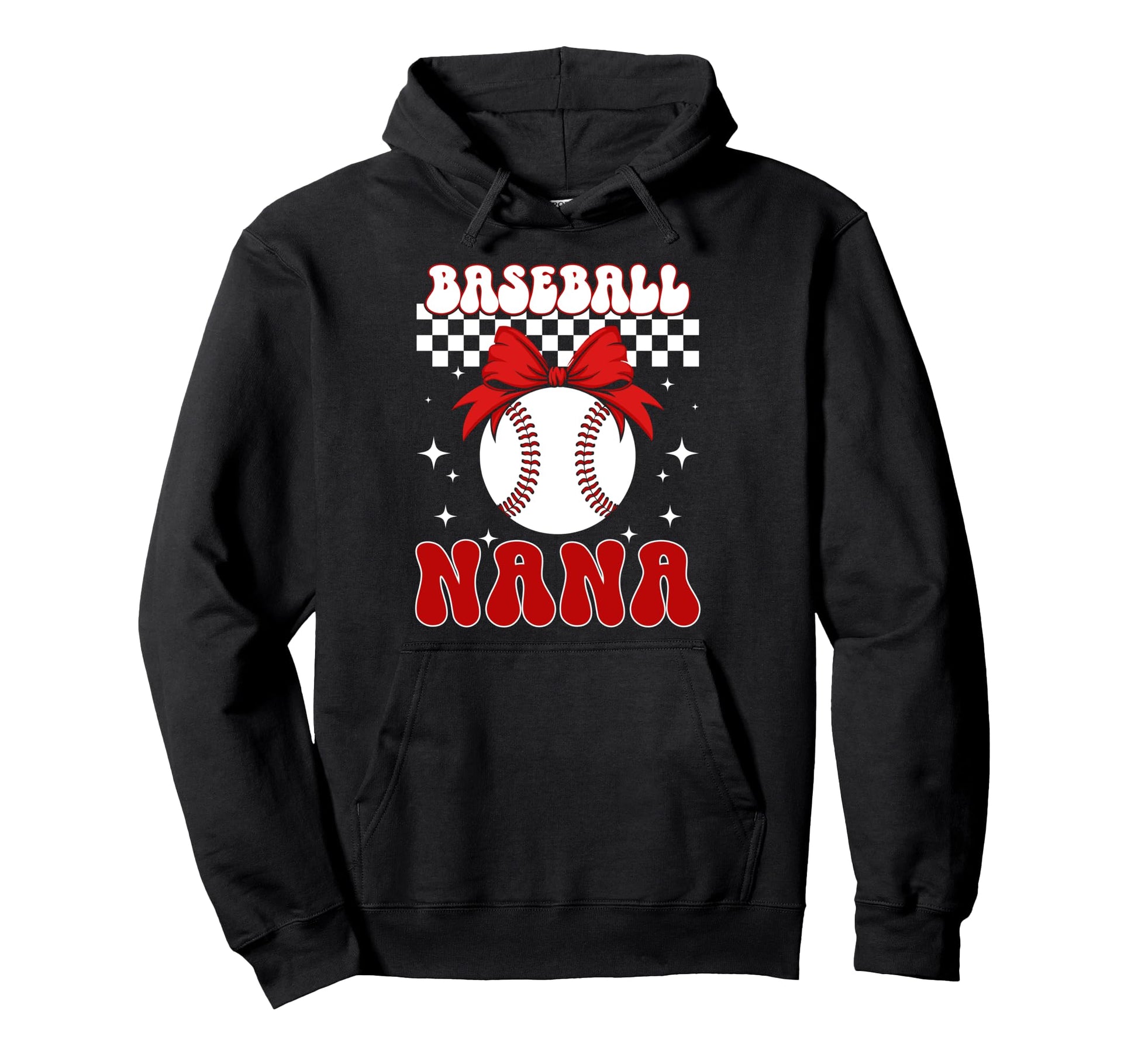 Baseball Nana Coquette Nana Baseball Hoodie - Novelty Apparel Men Women - T-Shirt, Sweatshirt, Hoodie
