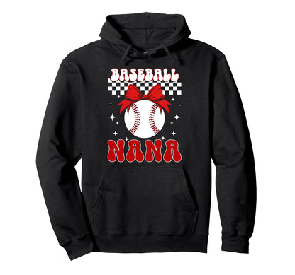 Baseball Nana Coquette Nana Baseball Hoodie - Novelty Apparel Men Women - T-Shirt, Sweatshirt, Hoodie