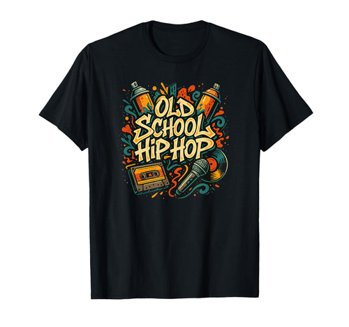 Raised Old School Hip Hop Rap Music T-Shirt - Streetwear Style Unisex - T-Shirt, Sweatshirt, Hoodie