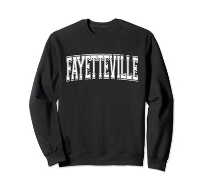 Fayetteville Ar Arkansas Usa Sports Sweatshirt - Graphic Print for Adults - T-Shirt, Sweatshirt, Hoodie