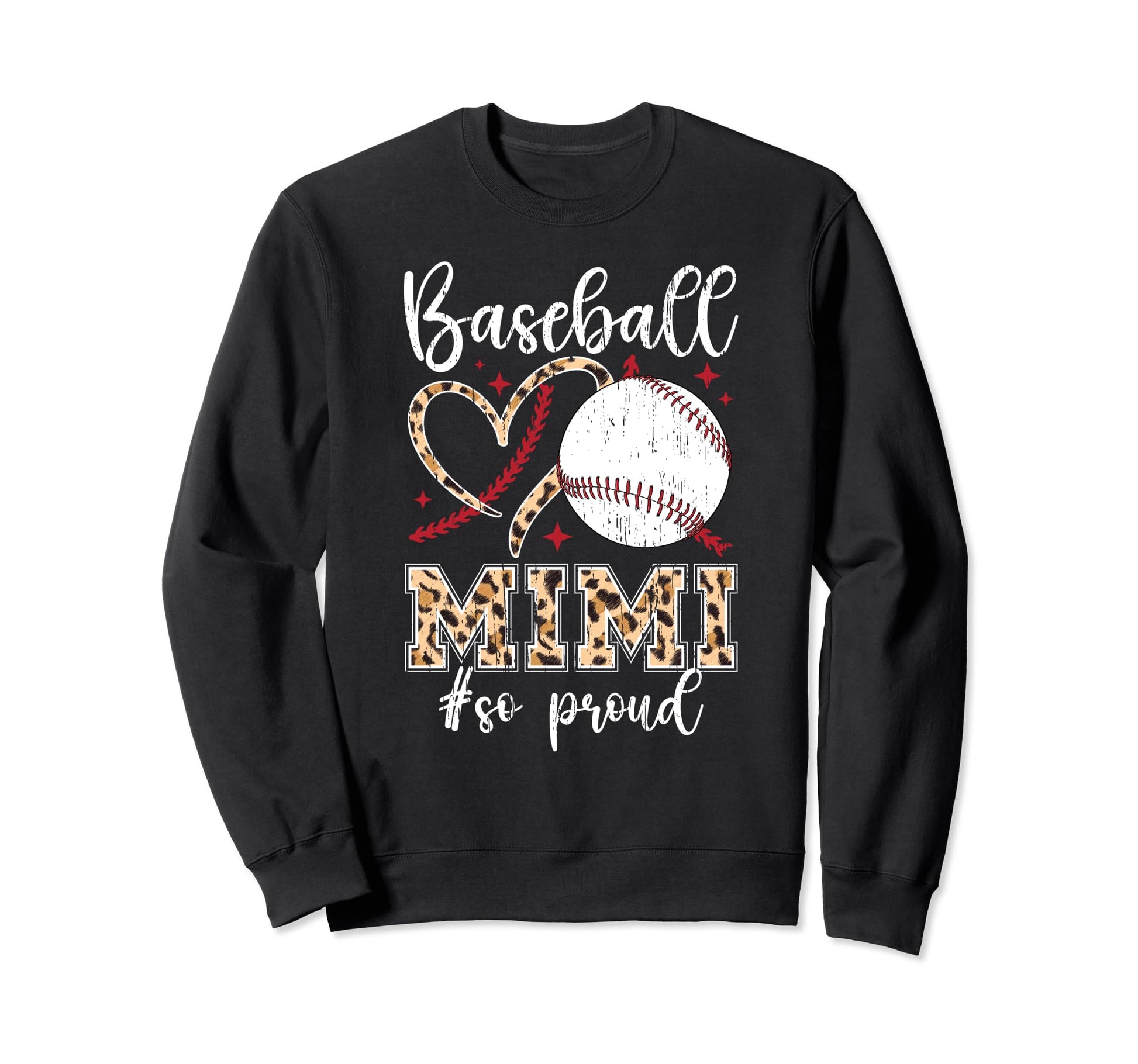 Baseball Mimi So Proud Grandma Mimi Sweatshirt - Minimalist Print Unisex - T-Shirt, Sweatshirt, Hoodie
