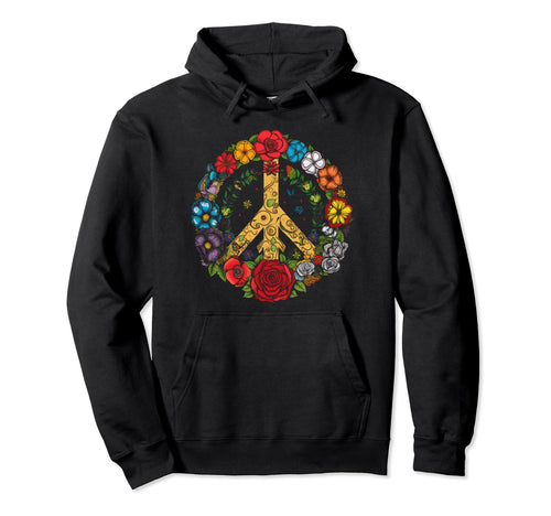 Peace Sign 60S 70S Hippie Boho 645 Hoodie - Trendy Graphic Men Women - T-Shirt, Sweatshirt, Hoodie