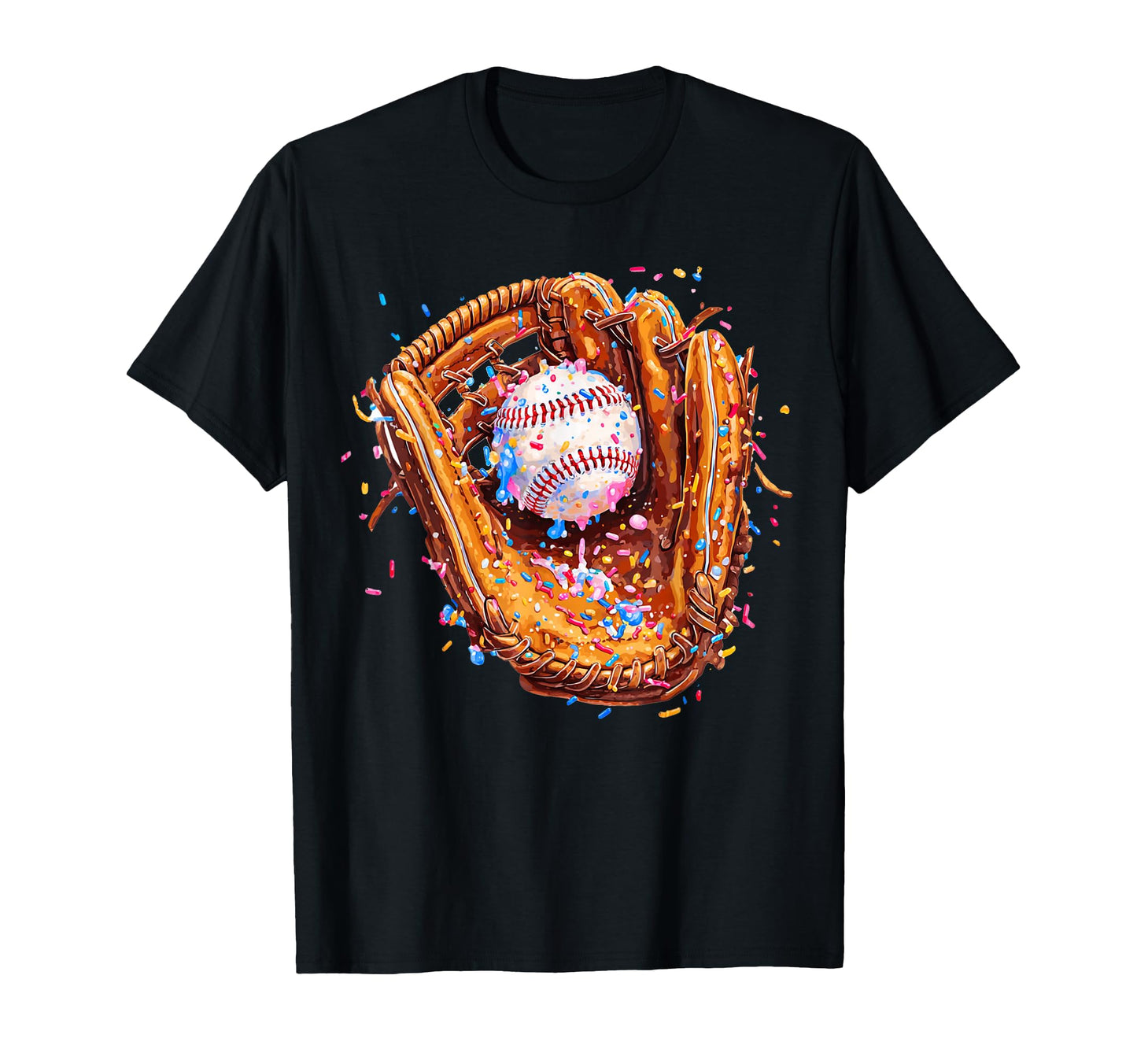 Baseball Ice Cream Baseballs Lover T-Shirt - Custom Art Print for Adults - T-Shirt, Sweatshirt, Hoodie