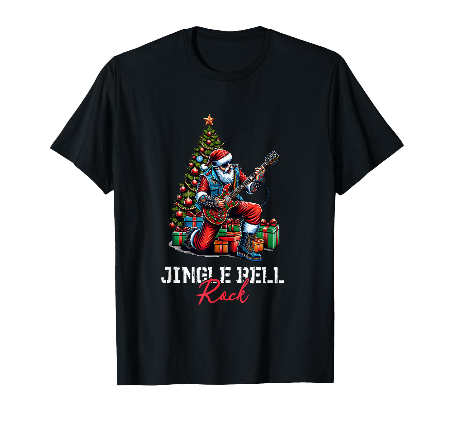 Jingle Bell Rock Merry Fun Vibes T-Shirt - Aesthetic Graphic for Adults - T-Shirt, Sweatshirt, Hoodie