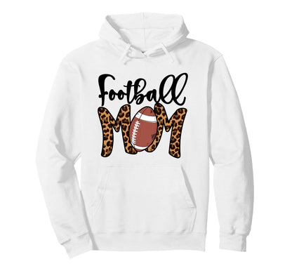 Leopard American Football Mothers Day Mama Hoodie - Novelty Apparel Unisex - T-Shirt, Sweatshirt, Hoodie