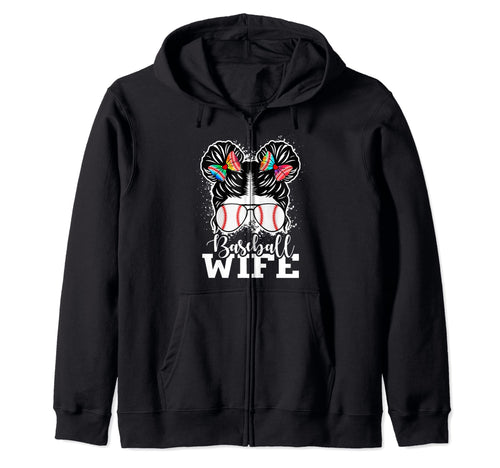 Baseball Wife Baseball Game Day Sweatshirt - Trendy Graphic for Adults - T-Shirt, Sweatshirt, Hoodie