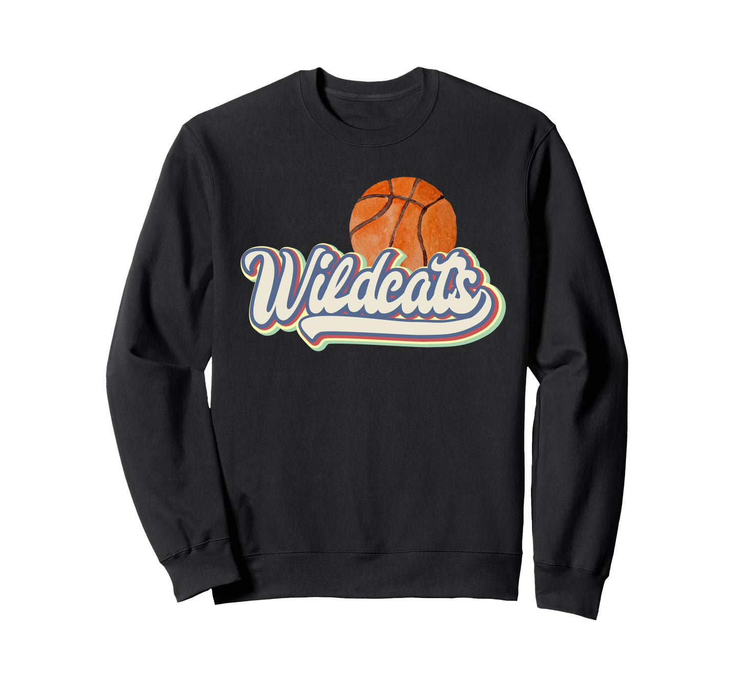 Wildcats Basketball Game Day Sweatshirt - Aesthetic Graphic for Adults - T-Shirt, Sweatshirt, Hoodie
