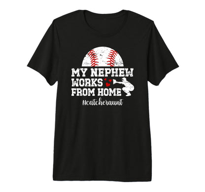 Baseball Catcher Aunt Funny Aunt T-Shirt - Graphic Print Men Women - T-Shirt, Sweatshirt, Hoodie