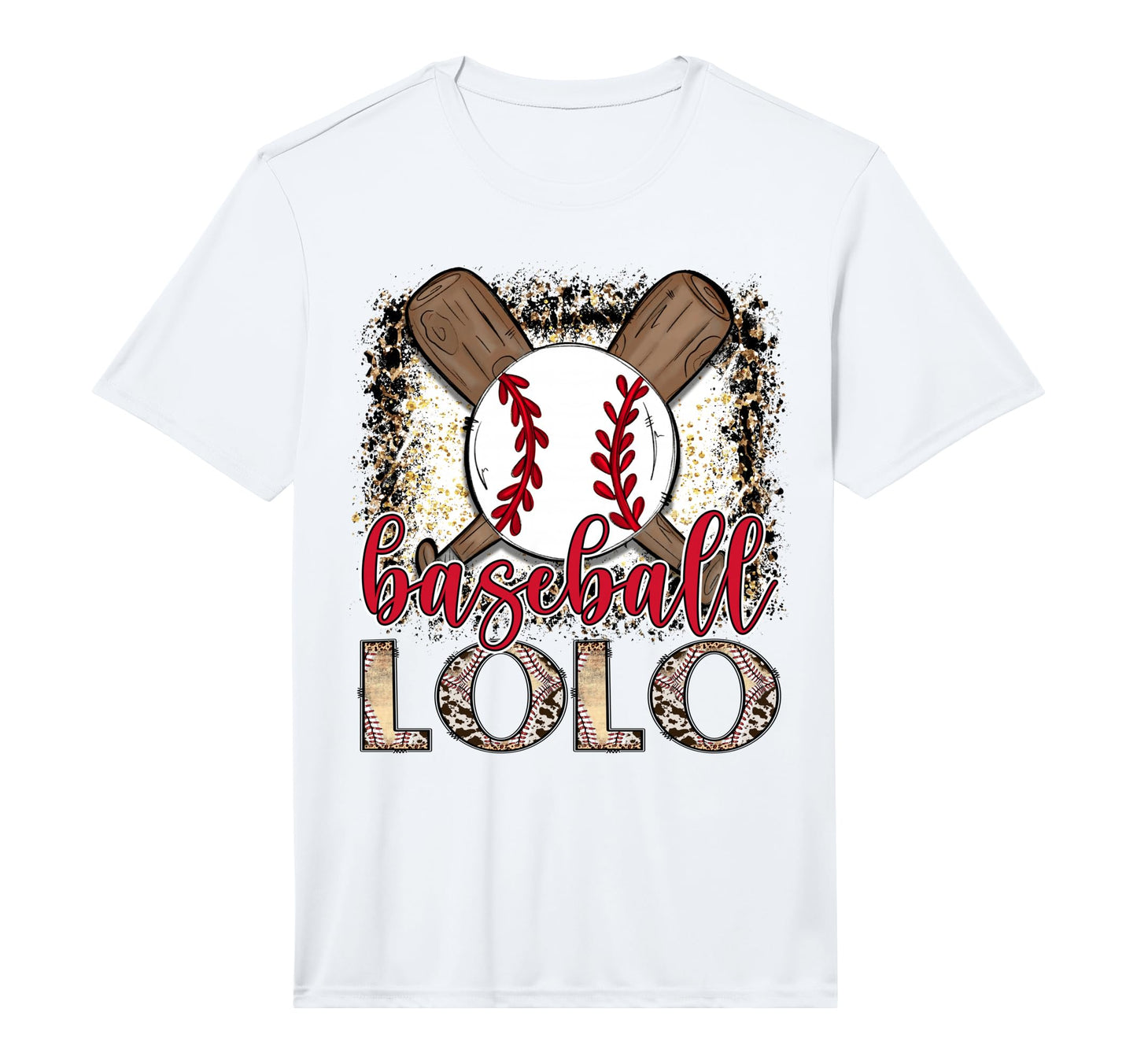 Baseball Lolo Leopard Proud Ball Lolo T-Shirt - Minimalist Print Unisex - T-Shirt, Sweatshirt, Hoodie