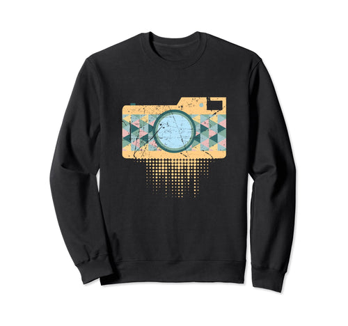 Photography Mosaic Camera Sweatshirt - Novelty Apparel Men Women - T-Shirt, Sweatshirt, Hoodie