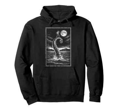 Photographer Octopus Moon Camera Hoodie - Graphic Print for Adults - T-Shirt, Sweatshirt, Hoodie