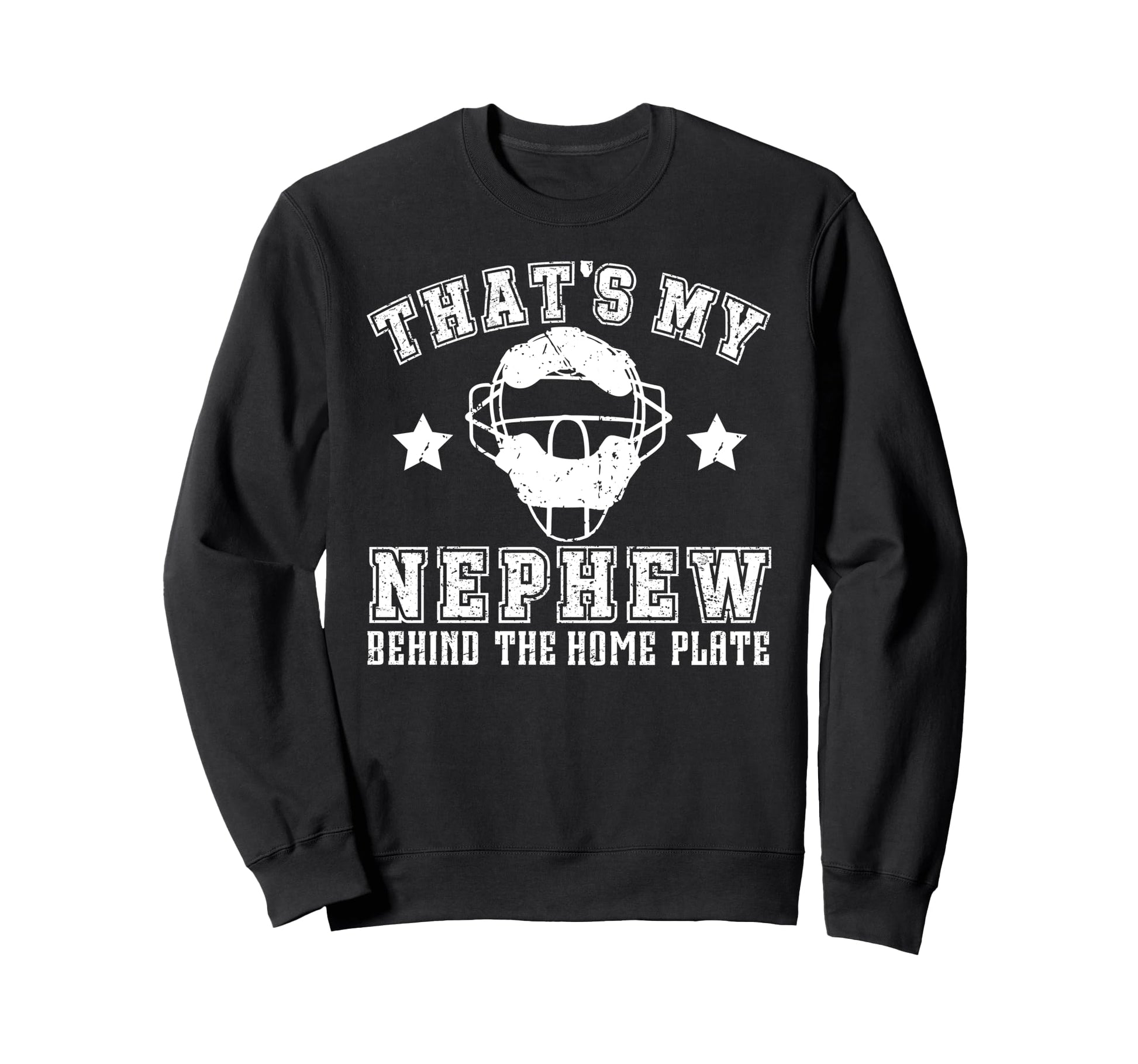 Proud Baseball Catcher Uncle Sweatshirt - Aesthetic Graphic Men Women - T-Shirt, Sweatshirt, Hoodie