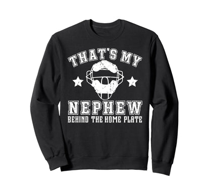Proud Baseball Catcher Uncle Sweatshirt - Aesthetic Graphic Men Women - T-Shirt, Sweatshirt, Hoodie