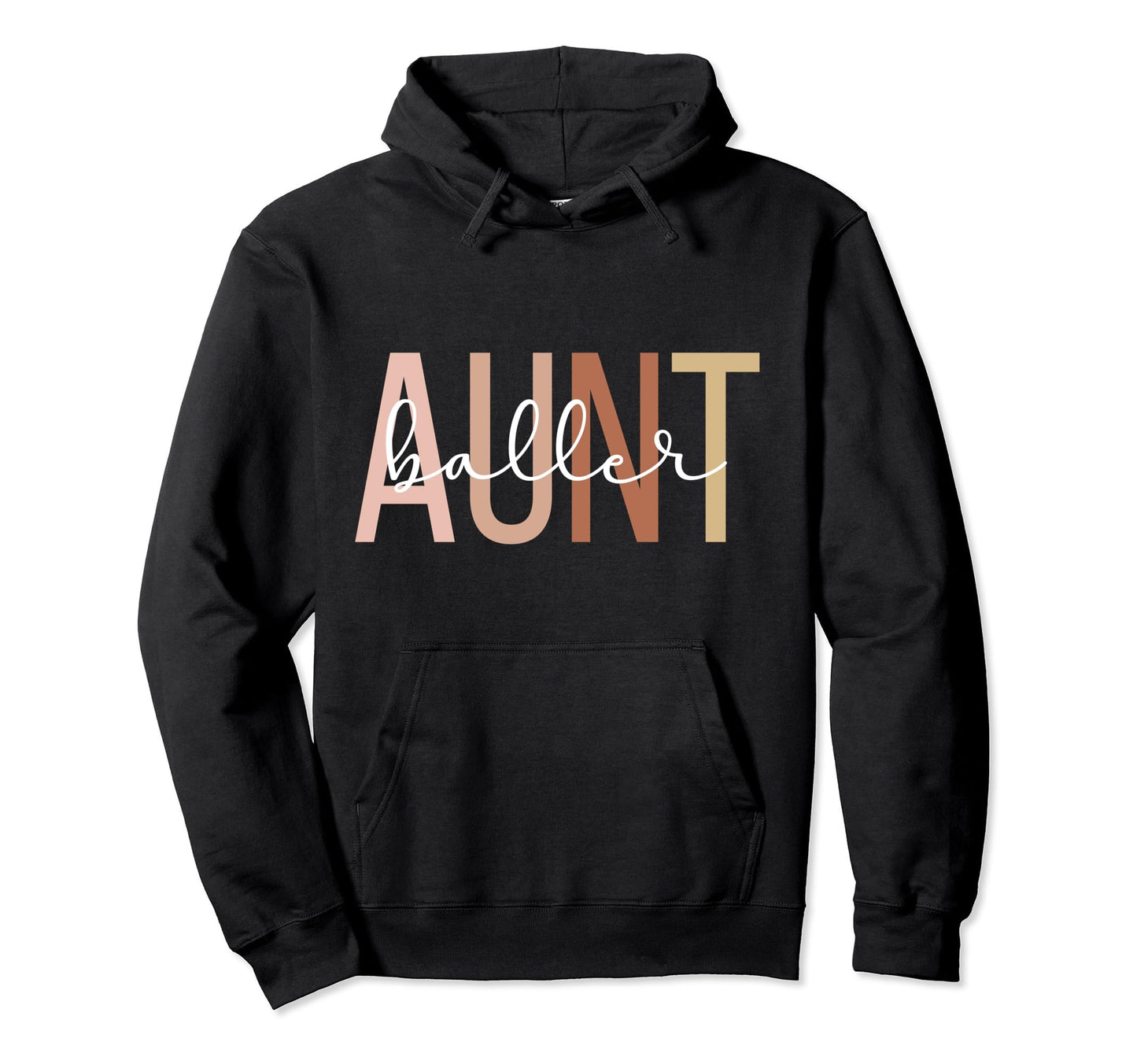 Baller Aunt Boho Softball Baseball Hoodie - Streetwear Style for Adults - T-Shirt, Sweatshirt, Hoodie