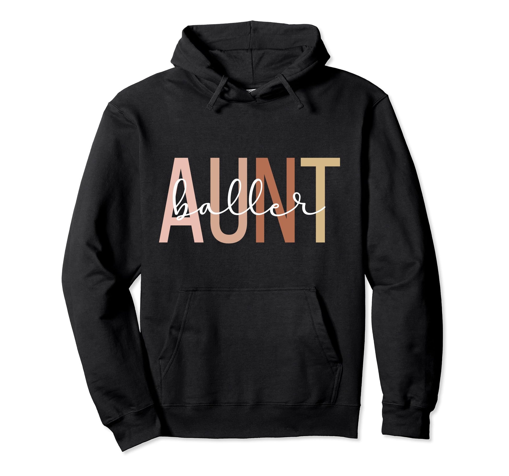 Baller Aunt Boho Softball Baseball Hoodie - Streetwear Style for Adults - T-Shirt, Sweatshirt, Hoodie