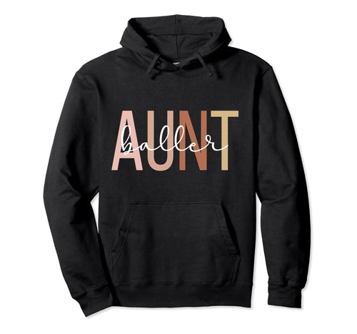 Baller Aunt Boho Softball Baseball Hoodie - Streetwear Style for Adults - T-Shirt, Sweatshirt, Hoodie
