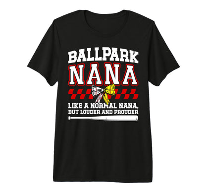 Ballpark Nana Definition Baseball T-Shirt - Unique Graphic Men Women - T-Shirt, Sweatshirt, Hoodie