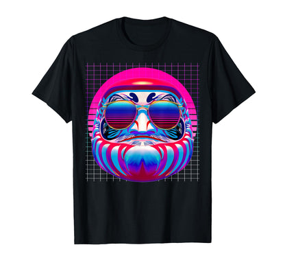 Daruma Sunglasses Doll Japan Vaporwave T-Shirt - Graphic Print Men Women - T-Shirt, Sweatshirt, Hoodie