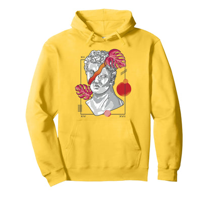 Vaporwave Roman Bust Surreal Statue Hoodie - Custom Art Print Men Women - T-Shirt, Sweatshirt, Hoodie