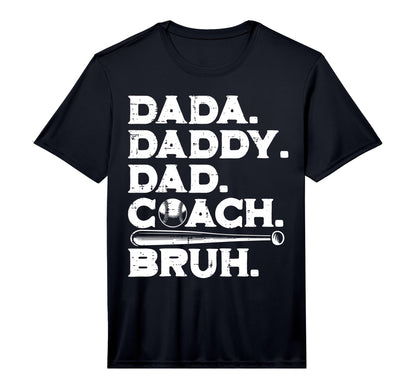 Mens Fathers Day Dada Daddy Dad Coach T-Shirt - Novelty Apparel Men Women - T-Shirt, Sweatshirt, Hoodie