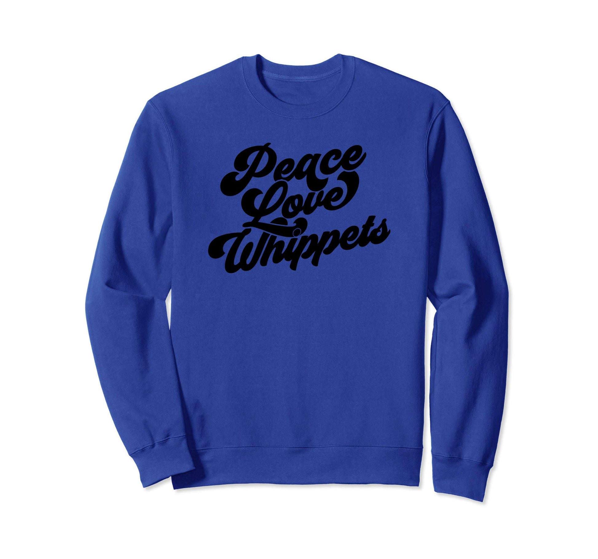 Peace Love Whippets Adg159C Sweatshirt - Unique Graphic for Adults - T-Shirt, Sweatshirt, Hoodie