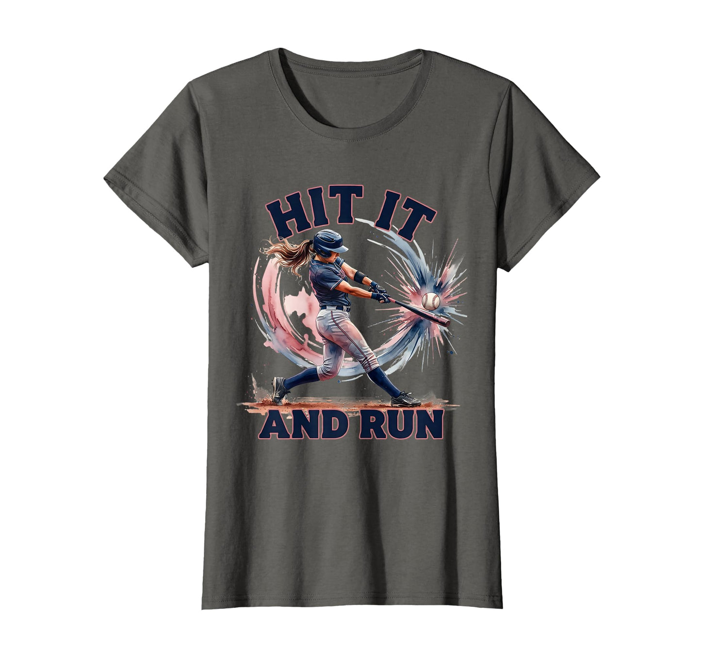 Hit It And Run Womens Baseball T-Shirt - Novelty Apparel Men Women - T-Shirt, Sweatshirt, Hoodie