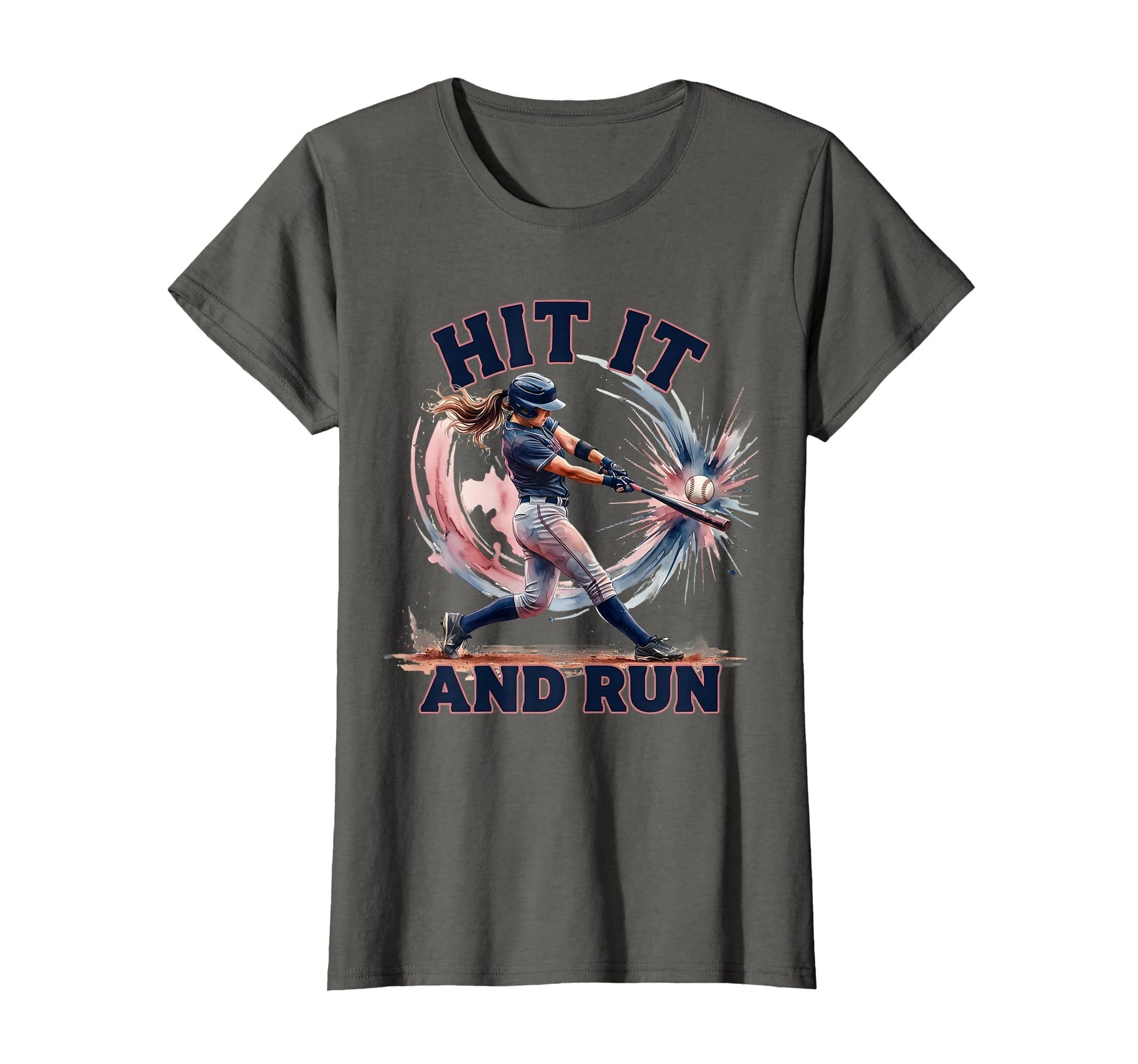 Hit It And Run Womens Baseball T-Shirt - Novelty Apparel Men Women - T-Shirt, Sweatshirt, Hoodie