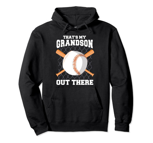 Baseball Grandson Hilarious Grandmother Hoodie - Novelty Apparel Unisex - T-Shirt, Sweatshirt, Hoodie