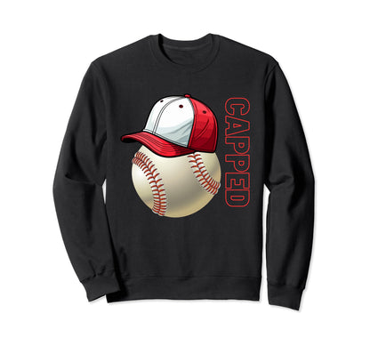 Baseball Cap Sports Field Trip Sweatshirt - Streetwear Style Men Women - T-Shirt, Sweatshirt, Hoodie