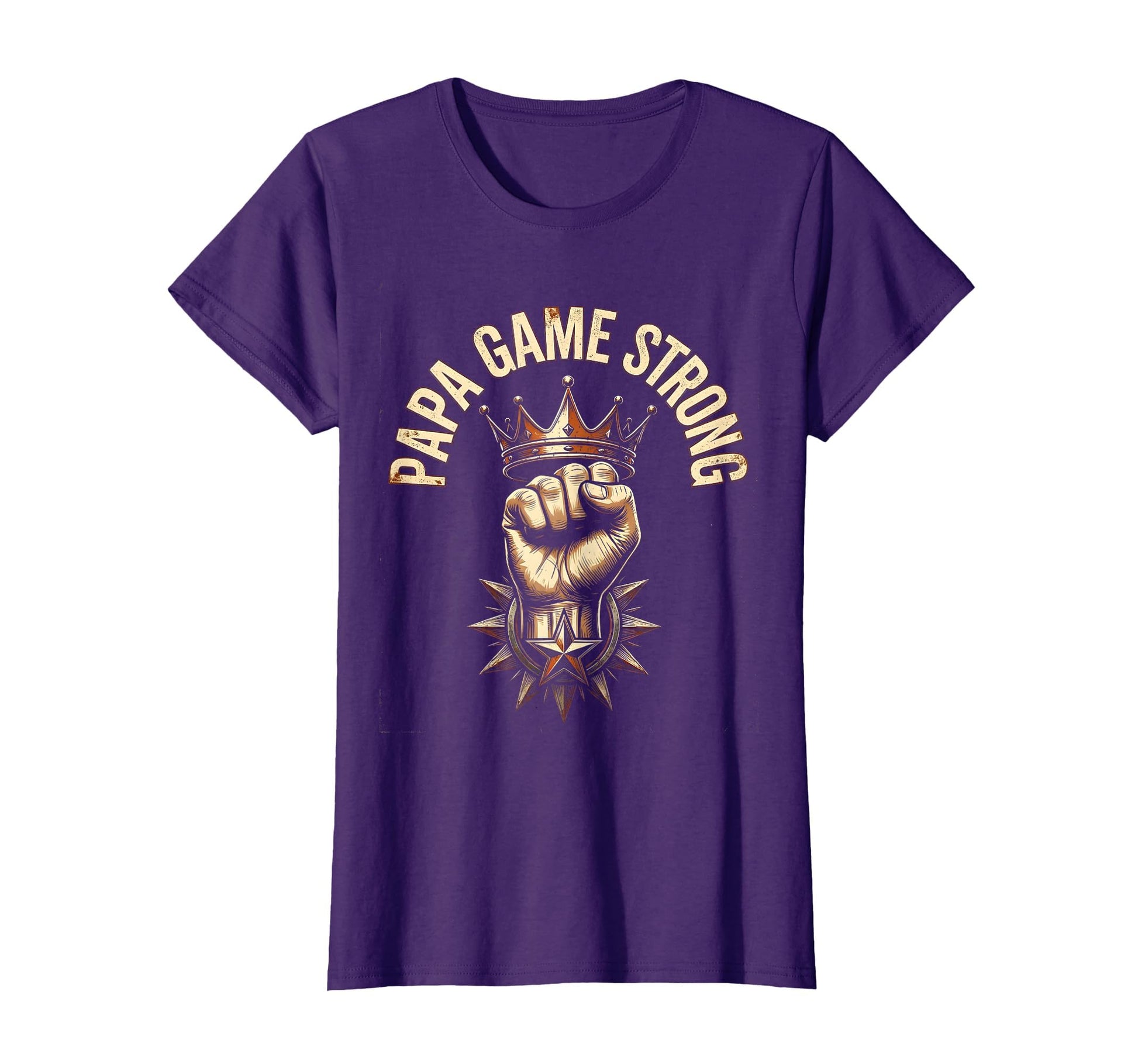 Papa Game Strong Proud Dad T-Shirt - Novelty Apparel Unisex - T-Shirt, Sweatshirt, Hoodie