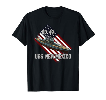 Battleship Uss New Mexico Bb 40 T-Shirt - Casual Everyday Wear for Adults - T-Shirt, Sweatshirt, Hoodie