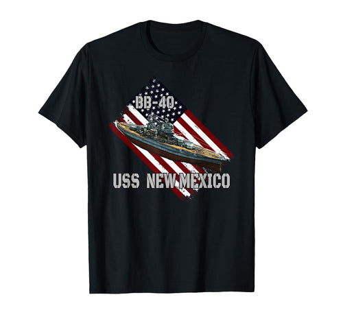 Battleship Uss New Mexico Bb 40 T-Shirt - Casual Everyday Wear for Adults - T-Shirt, Sweatshirt, Hoodie