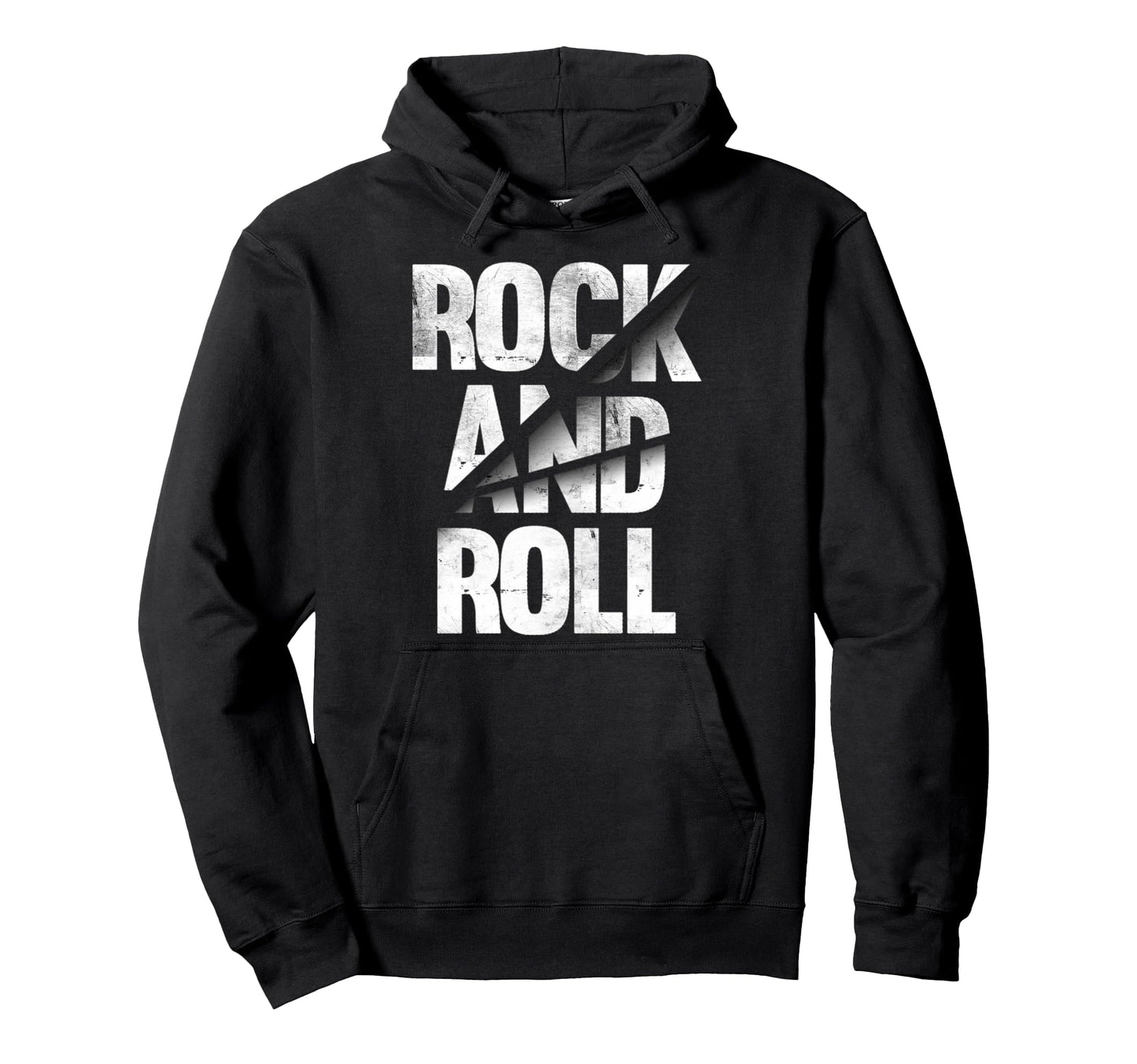 Rock Roll Black Music Rock N Roll Hoodie - Fun Novelty Design Unisex - T-Shirt, Sweatshirt, Hoodie