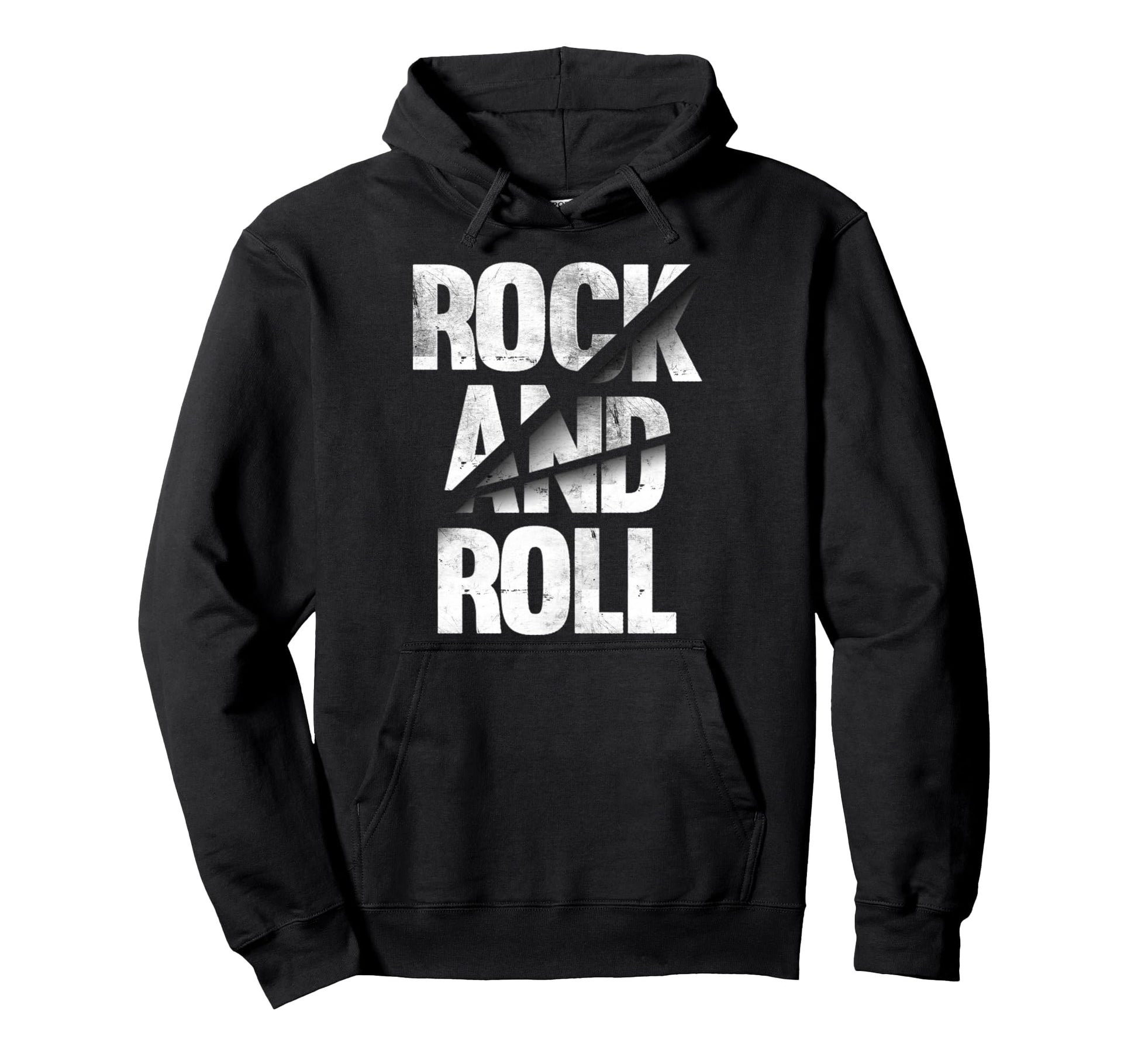 Rock Roll Black Music Rock N Roll Hoodie - Fun Novelty Design Unisex - T-Shirt, Sweatshirt, Hoodie