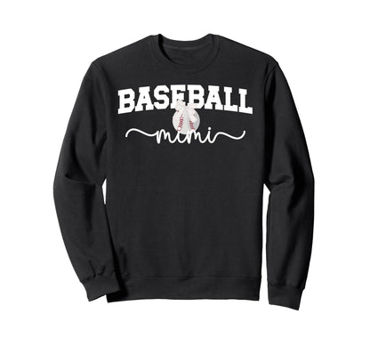 Baseball Mimi Grandma Mimi Sweatshirt - Novelty Apparel for Adults - T-Shirt, Sweatshirt, Hoodie
