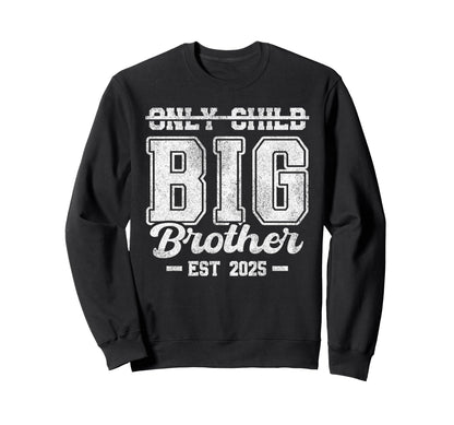 Baseball Big Brother 2025 Pregnancy Sweatshirt - Unique Graphic for Adults - T-Shirt, Sweatshirt, Hoodie
