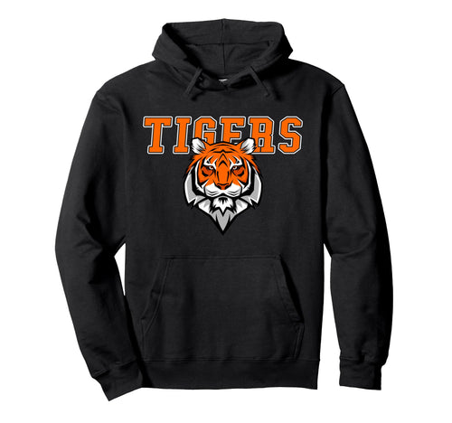 Tigers Volleyball Team Tiger Mascot Hoodie - Trendy Graphic for Adults - T-Shirt, Sweatshirt, Hoodie