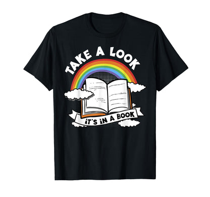 Love Reading Love Rainbows Gift Rainbow T-Shirt - Minimalist Print Unisex - T-Shirt, Sweatshirt, Hoodie