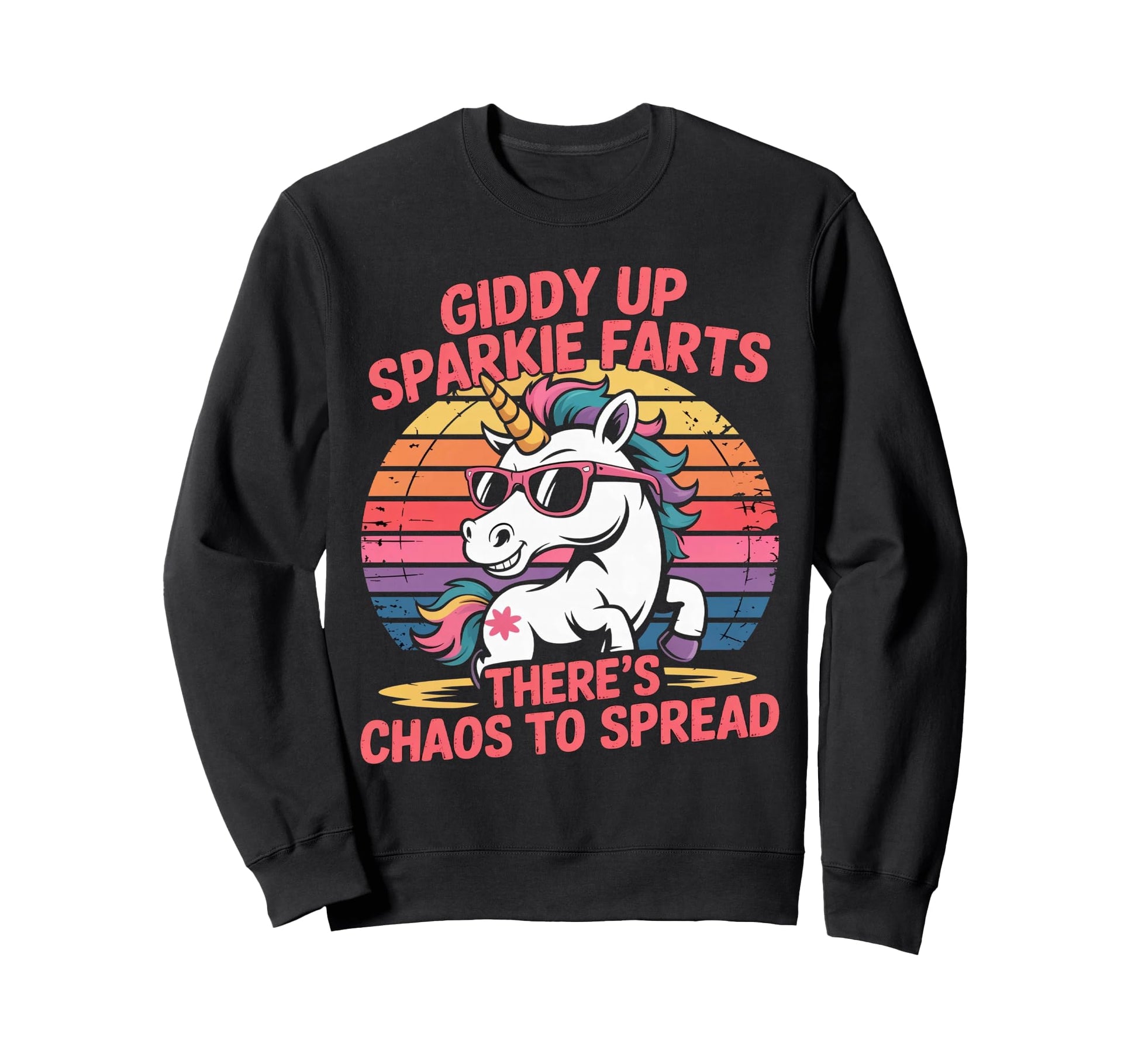 Giddy Up Sparkie Farts Theres Sweatshirt - Custom Art Print for Adults - T-Shirt, Sweatshirt, Hoodie