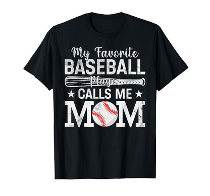 My Favorite Baseball Player Calls Me T-Shirt - Custom Art Print for Adults - T-Shirt, Sweatshirt, Hoodie